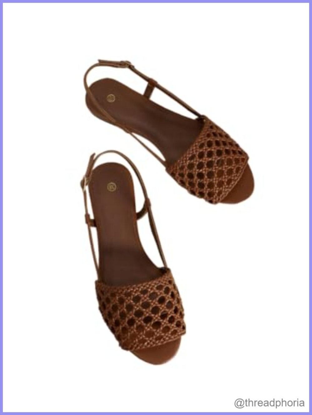 Braided Open Toe Slide Sandals Flat Beach Summer Slip On